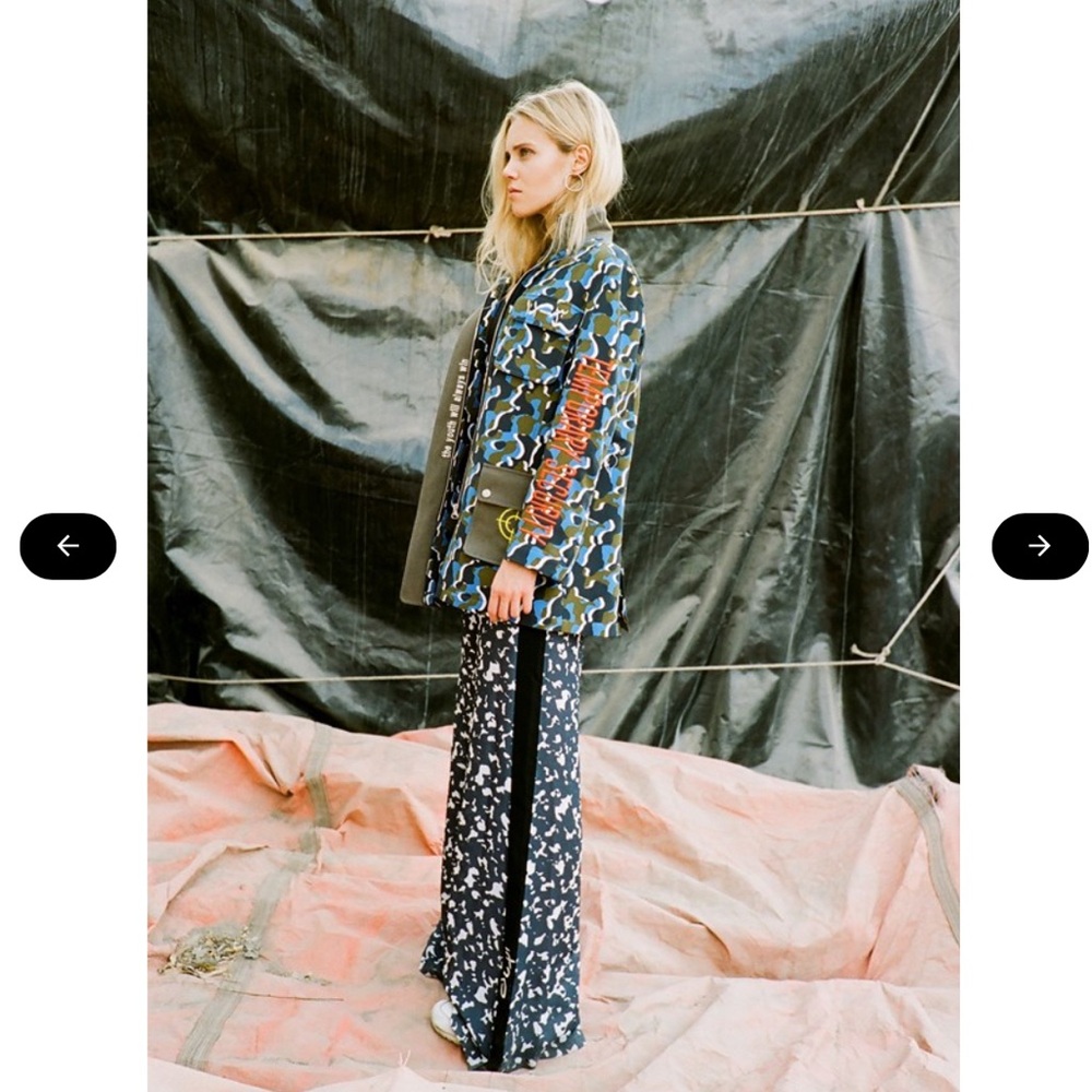 Nafsika Skourti camouflage utility jacket ss’16 Temporary Security